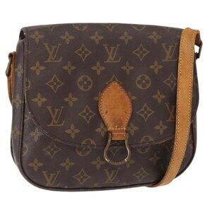 Authentic LOUIS VUITTON Monogram Saint Cloud GM Shoulder Bag M51242 LV